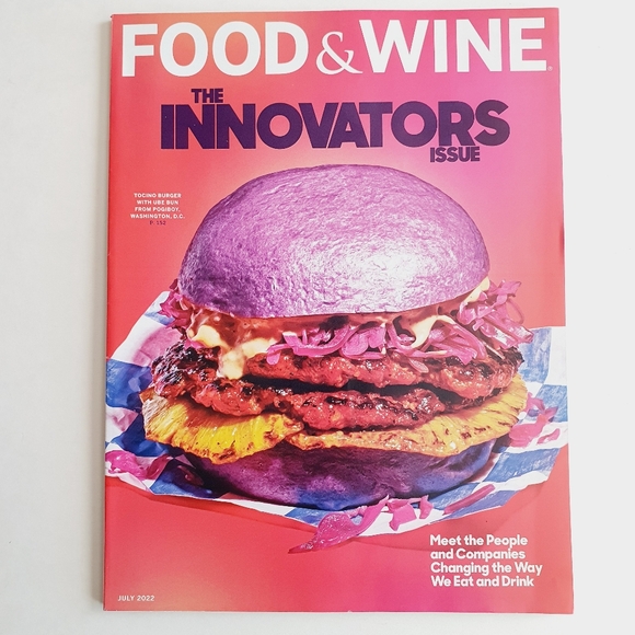 Food & Wine Magazine July, 2022 - The Innovators Issue. - Picture 1 of 2